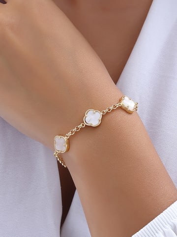 Nakkash Vergulde armband met parelmoer