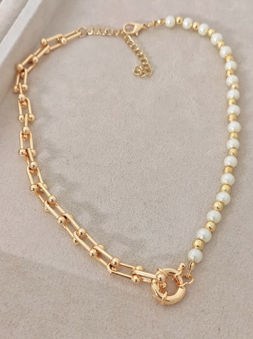 Nakkash Vergulde ketting met sierparels