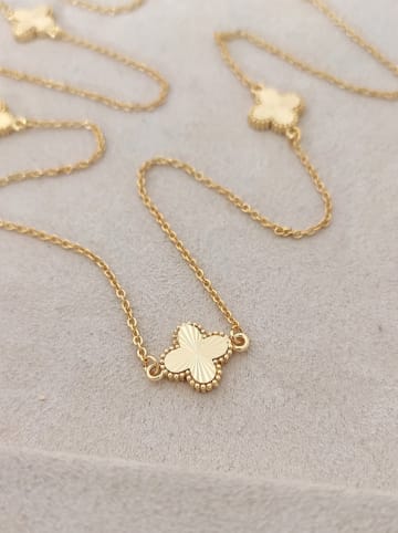 Nakkash Vergold. Halskette mit Schmuckelementen - (L)80 cm