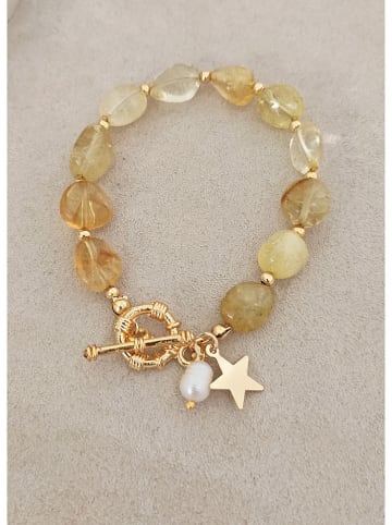 Nakkash Pozłacana bransoletka z elementami ozdobnymi