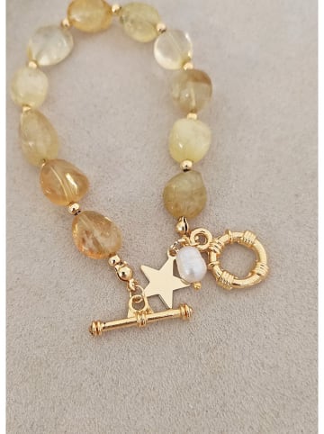 Nakkash Pozłacana bransoletka z elementami ozdobnymi