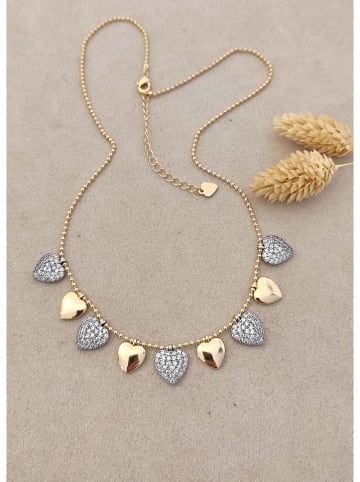 Nakkash Vergulde ketting met edelstenen - (L)42 cm