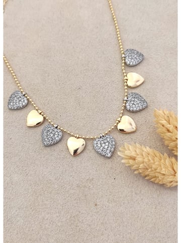 Nakkash Vergulde ketting met edelstenen - (L)42 cm