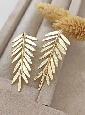 Nakkash Pozłacane kolczyki-wkrętki