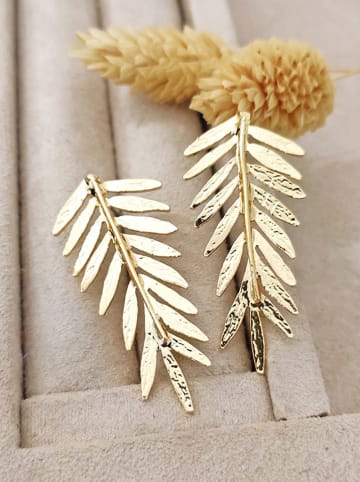 Nakkash Pozłacane kolczyki-wkrętki