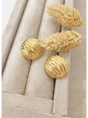 Nakkash Pozłacane kolczyki-wkrętki