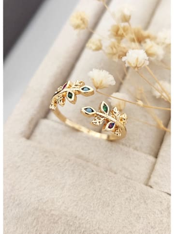 Nakkash Vergold. Ring mit Edelsteinen