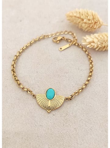 Nakkash Pozłacana bransoletka z elementami ozdobnymi