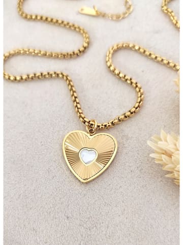 Nakkash Vergold. Halskette mit Anhänger - (L)42 cm