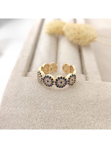 Nakkash Vergold. Ring mit Edelsteinen