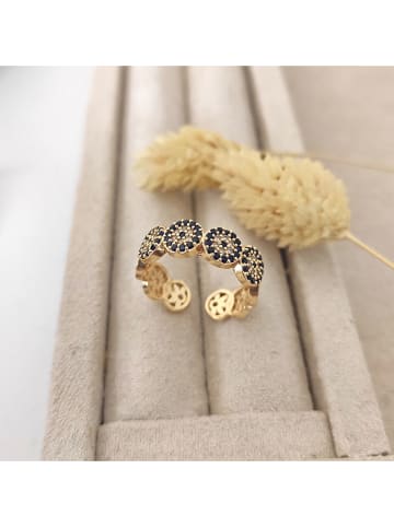 Nakkash Vergold. Ring mit Edelsteinen