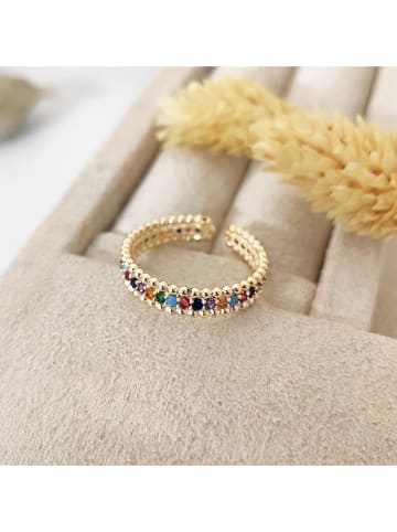 Nakkash Vergold. Ring mit Edelsteinen