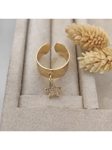 Nakkash Vergulde ring met edelstenen