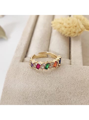 Nakkash Vergold. Ring mit Edelsteinen