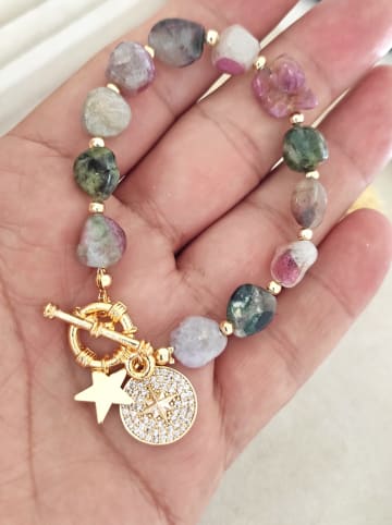 Nakkash Vergold. Armband mit Edelsteinen