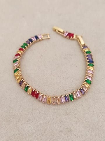 Nakkash Vergold. Armband mit Zirkonia