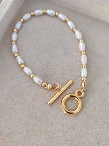 Nakkash Pozłacana bransoletka z kamieniami szlachetnymi