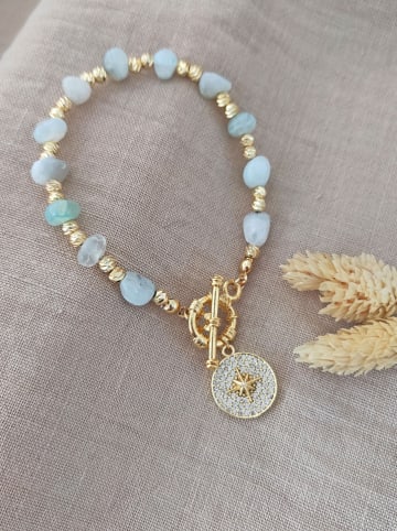 Nakkash Pozłacana bransoletka z kamieniami szlachetnymi