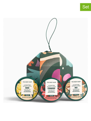 The Body Shop 3-delige cadeauset: lipbutter, elk 10 ml