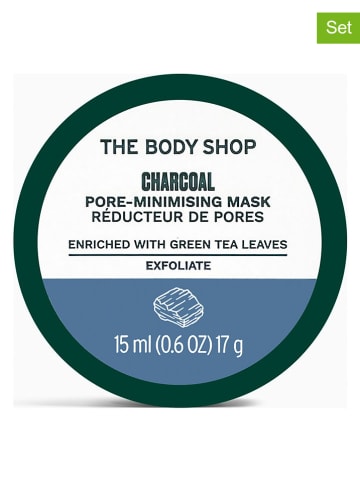 The Body Shop 2er-Set: Gesichtsmaske "Charcoal", 15 ml