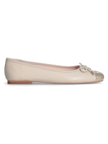 Liu Jo Leder-Ballerinas "Dafne" in Beige/ Gold