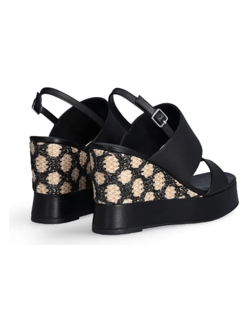 Liu Jo Leren sleehaksandalen zwart