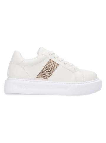 Liu Jo Sneakers in Creme/ Gold