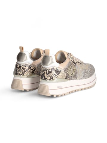 Liu Jo Sneakers in Beige/ Gold