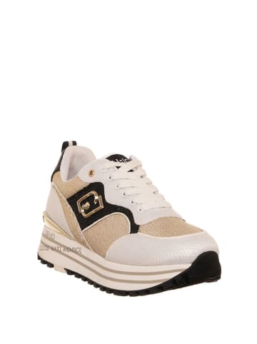 Liu Jo Sneakersy w kolorze złoto-kremowo-czarnym