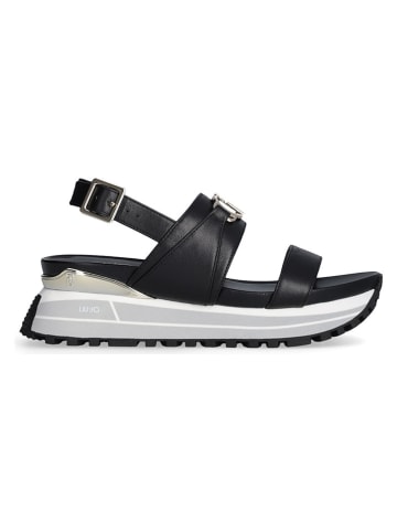 Liu Jo Leren sandalen zwart