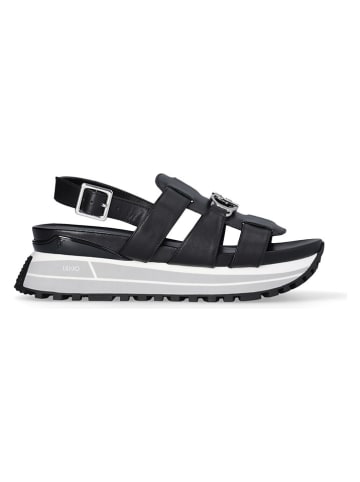 Liu Jo Leren sandalen zwart
