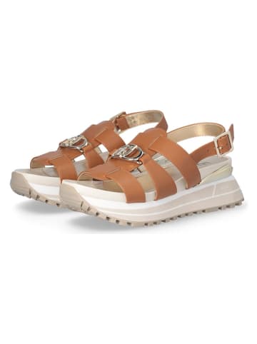 Liu Jo Leren sandalen lichtbruin