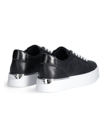 Liu Jo Leder-Sneakers "Pretty" in Schwarz