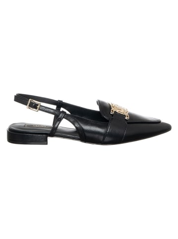 Liu Jo Leren ballerina's zwart