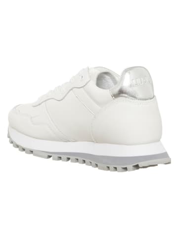 Liu Jo Skórzane sneakersy w kolorze białym
