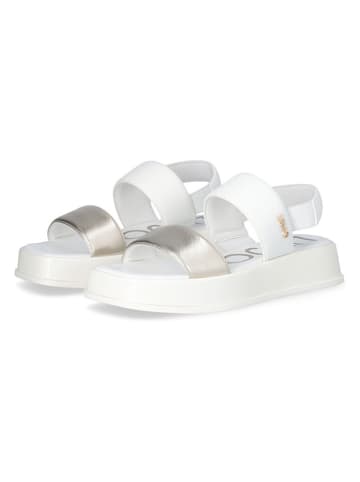 Liu Jo Sandaletten in Weiß/ Gold