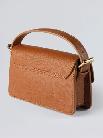 CXL by Christian Lacroix Leren handtas lichtbruin - (B)20 x (H)12 x (D)6 cm