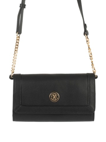 CXL by Christian Lacroix Leder-Umhängetasche "Nora" in Schwarz - (B)12 x (H)20,5 x (T)4 cm