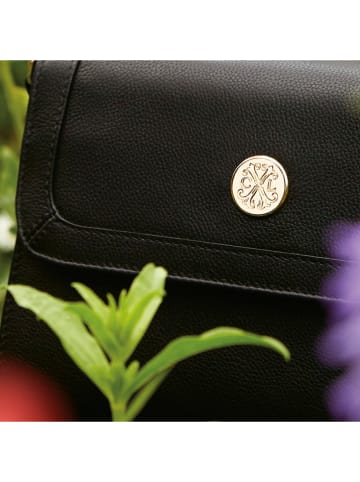 CXL by Christian Lacroix Leren schoudertas "Nora" zwart - (B)12 x (H)20,5 x (D)4 cm