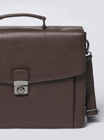 CXL by Christian Lacroix Leder-Businesstasche in Braun - (B)41 x (H)31 x (T)12 cm