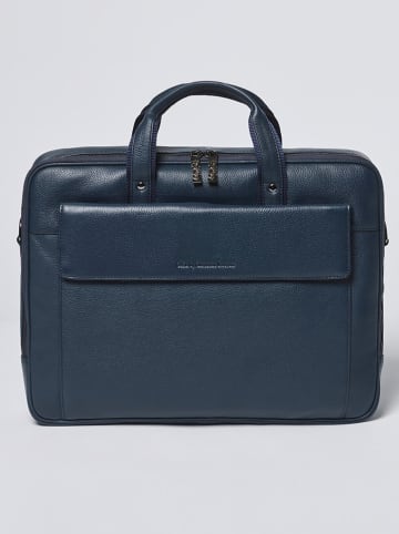CXL by Christian Lacroix Leder-Businesstasche in Dunkelblau - (B)42 x (H)31 x (T)15 cm