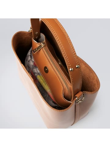 CXL by Christian Lacroix Leder-Henkeltasche in Hellbraun - (B)22 x (H)27 x (T)13 cm