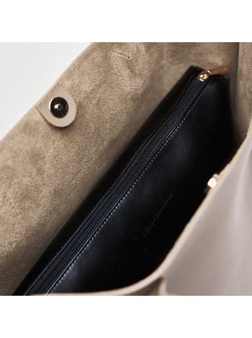 CXL by Christian Lacroix Leren handtas "George V" beige - (B)32 x (H)45 x (D)11 cm