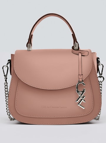 CXL by Christian Lacroix Leder-Henkeltasche "Haussmann" in Rosa - (B)23 x (H)20 x (T)11 cm