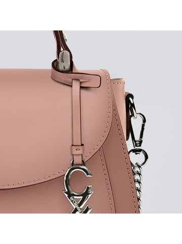 CXL by Christian Lacroix Leder-Henkeltasche "Haussmann" in Rosa - (B)23 x (H)20 x (T)11 cm