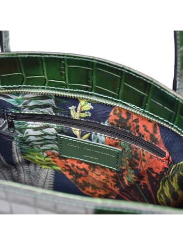 CXL by Christian Lacroix Henkeltasche "Montaigne" in Dunkelgrün - (B)31 x (H)26 x (T)15 cm