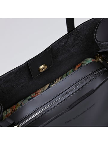 CXL by Christian Lacroix Leren handtas "Rivoli" donkerblauw - (L)45 x (B)15 x (H)30 cm