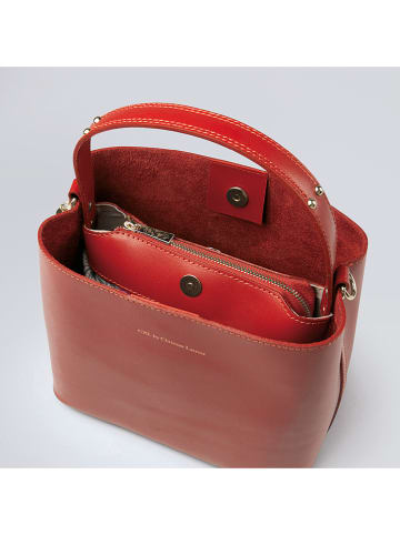 CXL by Christian Lacroix Leren handtas "Vaugirard" rood - (B)27 x (H)22 x (D)13 cm