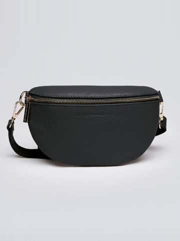 CXL by Christian Lacroix Leder-Brustbeutel in Schwarz - (B)23 x (H)13 x (T)6 cm