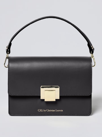 CXL by Christian Lacroix Leder-Henkeltasche in Schwarz - (B)22 x (H)15 x (T)8 cm